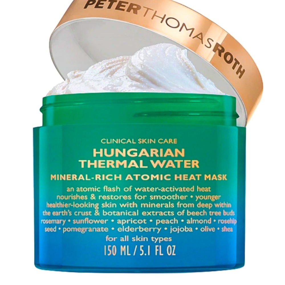 Peter Thomas Roth Hungarian Thermal Water Mineral Atomic Heat Mask 5.1oz (NEW)